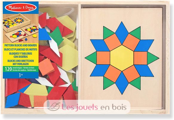 Pattern Blocks and Boards Classic Toy MD-10029 Melissa & Doug 5