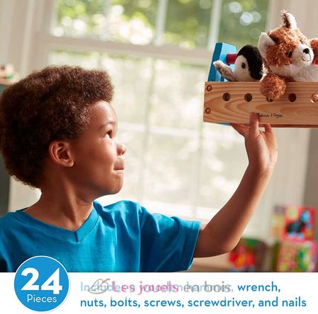 Take-Along Tool Kit Wooden Toy MD-10494 Melissa & Doug 5
