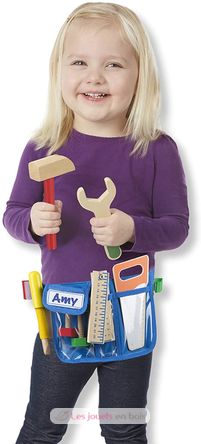 Deluxe Wooden Tool Belt Set MD-15174 Melissa & Doug 2