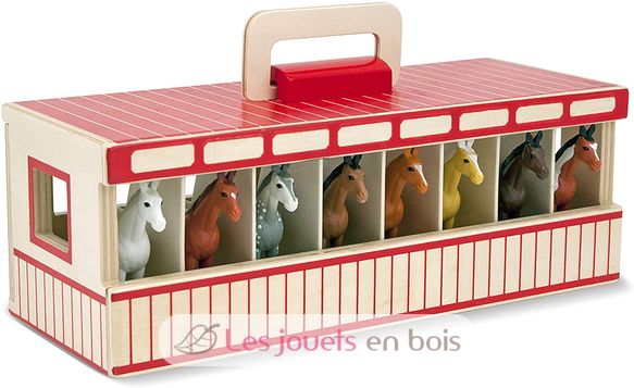 Take-Along Show-Horse Stable Play Set MD-13744 Melissa & Doug 3