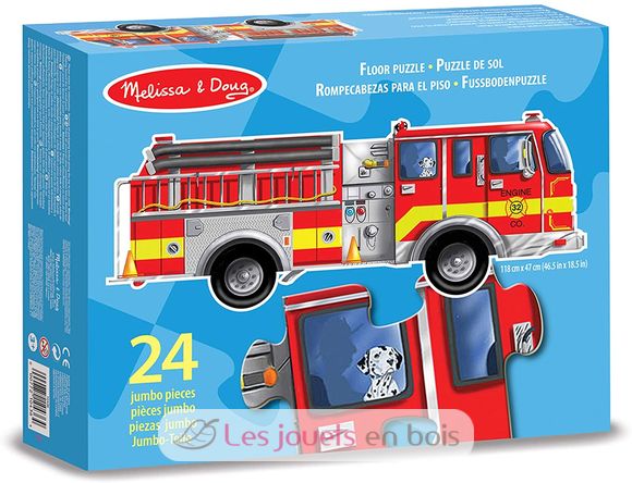 Giant Fire Truck Floor Puzzle MD-10436 Melissa & Doug 3