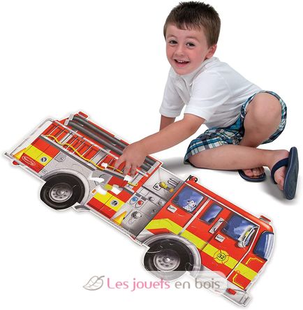 Giant Fire Truck Floor Puzzle MD-10436 Melissa & Doug 2