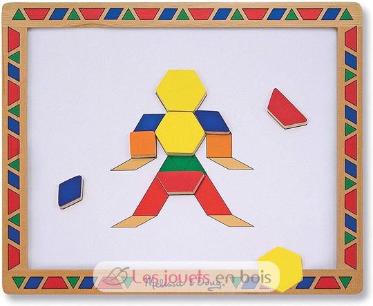 Magnetic Pattern Block Set MD-13590 Melissa & Doug 4