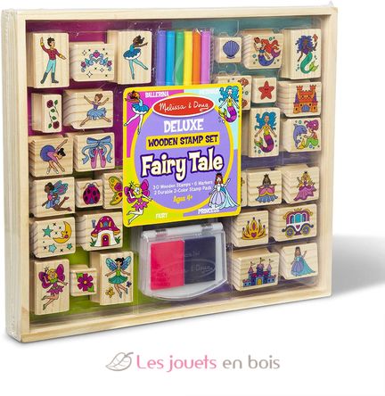 Deluxe Wooden Stamp Set - Fairy Tale MD-41900 Melissa & Doug 2