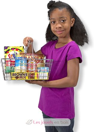 Let's Play House! Grocery Basket with Play Food MD-15171 Melissa & Doug 2
