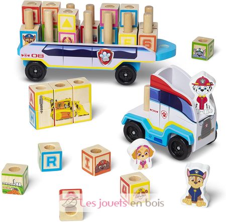 PAW Patrol Wooden ABC Block Truck MD-33272 Melissa & Doug 2