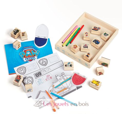 PAW Patrol Wooden Stamps Activity Set MD-33264 Melissa & Doug 5