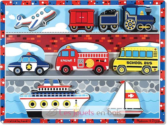 Jigsaw puzzle vehicles with large pieces MD-13725 Melissa & Doug 6