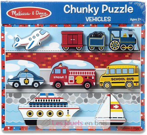 Jigsaw puzzle vehicles with large pieces MD-13725 Melissa & Doug 4