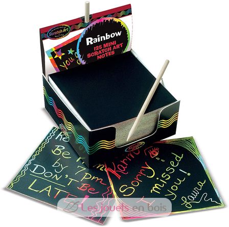 Scratch Art® Box of Rainbow Mini Notes MD-15945 Melissa & Doug 1