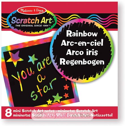 Scratch Art® Box of Rainbow Mini Notes MD-15945 Melissa & Doug 2