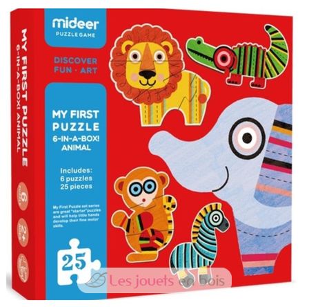 My First Puzzle Linear Animals MD0078 Mideer 1