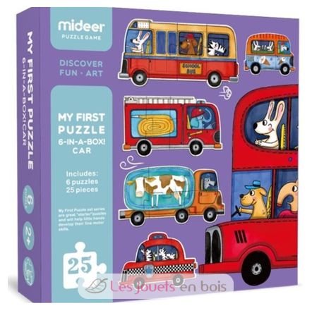 My First Puzzle Car Family MD0077 Mideer 1