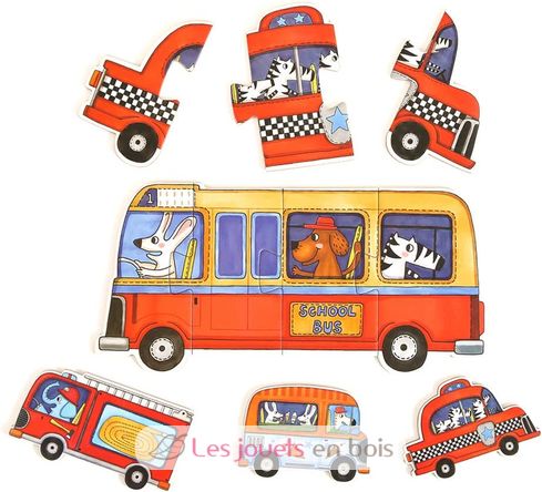 My First Puzzle Car Family MD0077 Mideer 3