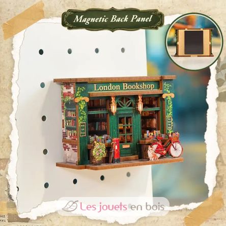 Mini Book Nook London Bookshop CT110 Cartartem 5