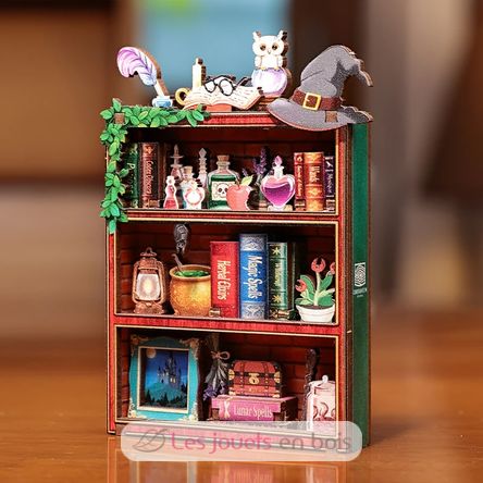 Mini Book Nook Magic Bookshelf T-CT100 Cartartem 2