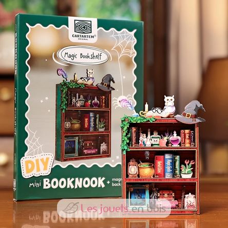 Mini Book Nook Magic Bookshelf T-CT100 Cartartem 3