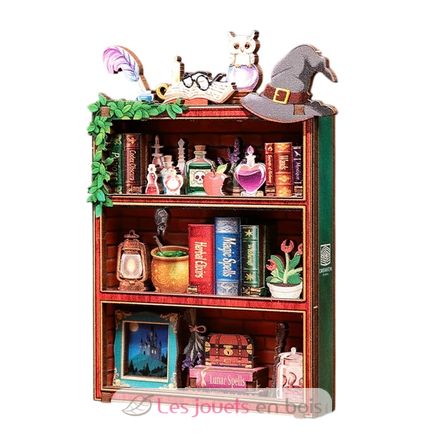 Mini Book Nook Magic Bookshelf T-CT100 Cartartem 1