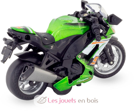 Miniature green friction motorbike UL-8355 verte Ulysse 2