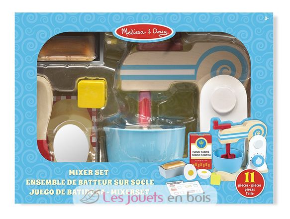 Wooden Make-a-Cake Mixer Set MD19840 Melissa & Doug 4