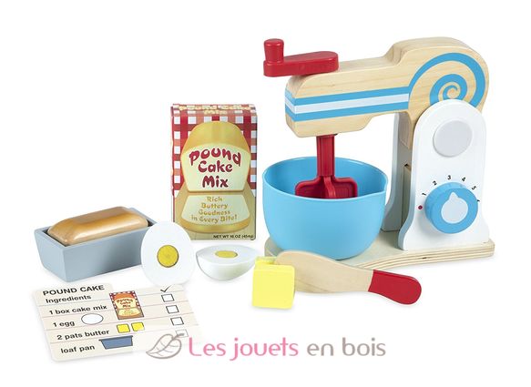 Wooden Make-a-Cake Mixer Set MD19840 Melissa & Doug 1