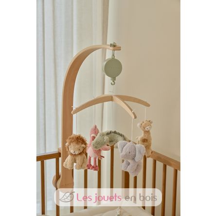 Wooden music mobile Safari Friends LD8300 Little Dutch 6
