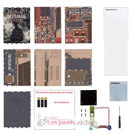 Book Nook The steam age T-TQ125 Tonecheer 2