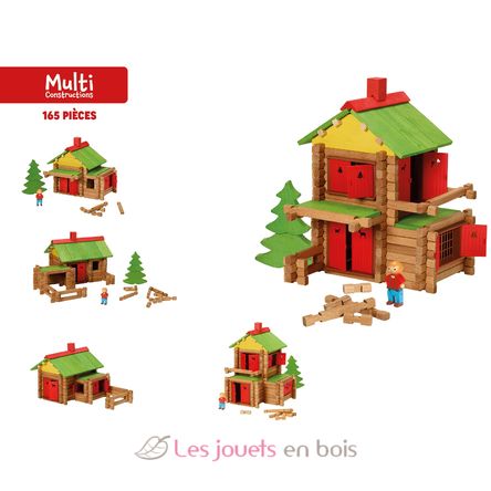 My wooden chalet 165 pieces JJ1803 Jeujura 2
