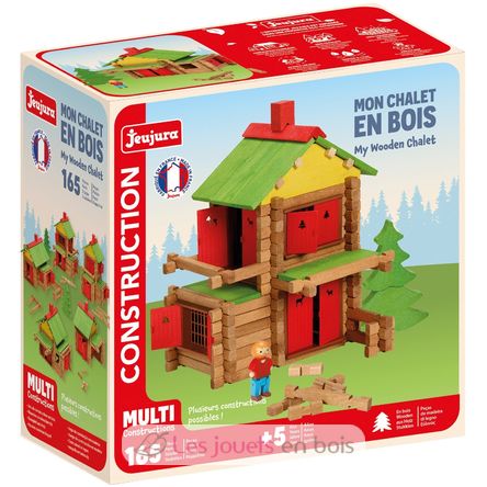 My wooden chalet 165 pieces JJ1803 Jeujura 1