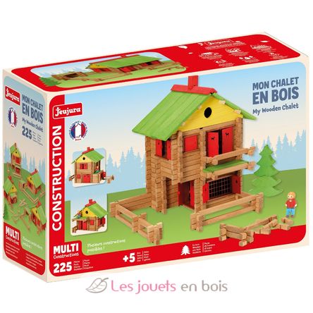 My wooden chalet 225 pieces JJ1804 Jeujura 1