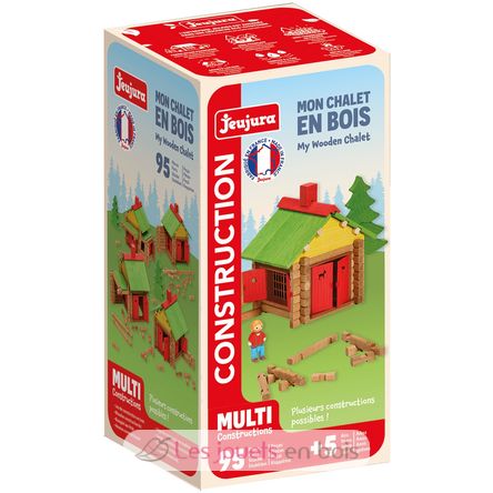 My wooden chalet 95 pieces JJ1801 Jeujura 1