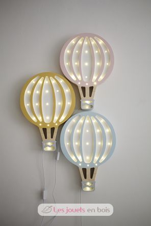 Little Lights Hot Air Balloon Lamp Blue Sky LL027-364 Little Lights 4