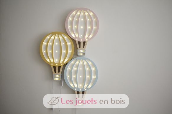 Little Lights Hot Air Balloon Lamp Powder Pink LL027-335 Little Lights 4