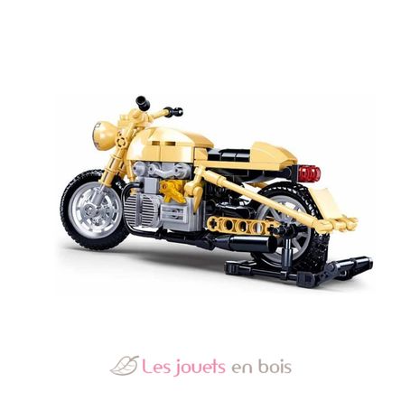 Model Bricks - Army motorcycle SL-M38-B0959 Sluban 1