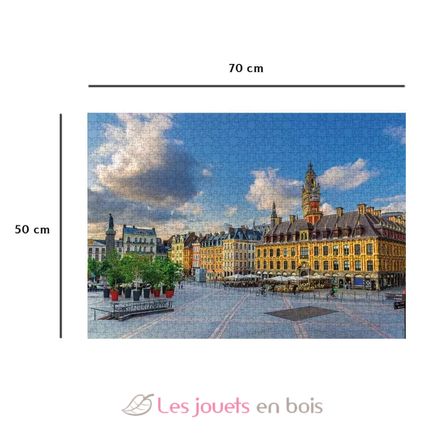 Puzzle Lille's Grand Place 1000 pcs NA12001880 Nathan 3