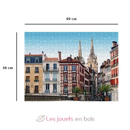 Puzzle The city of Bayonne 500 pieces NA12001873 Nathan 3