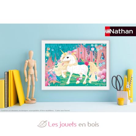 Puzzle Cute unicorn 45 pcs N864560 Nathan 2