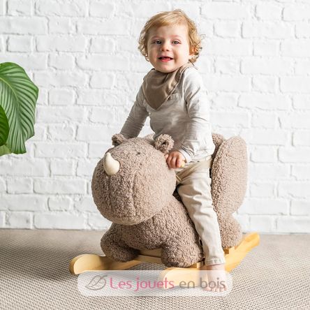 Rocking toy Rhino Teddy taupe NA544023 Nattou 3