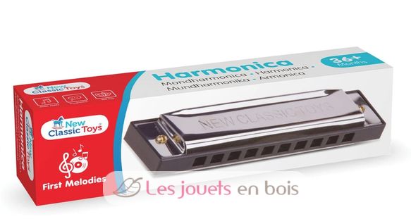 Harmonica - 10 double hole NCT-10023 New Classic Toys 4