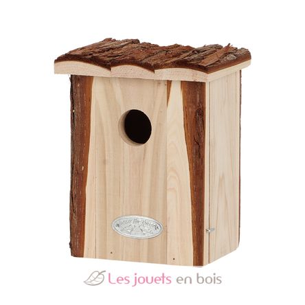 Winter wren bird house with bark roof ED-NK110 Esschert Design 1
