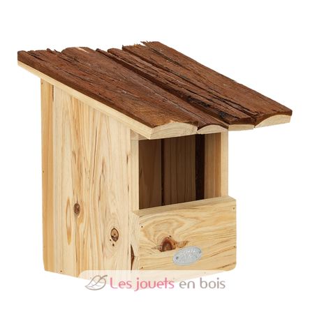 Robin bird house with bark roof ED-NK113 Esschert Design 7