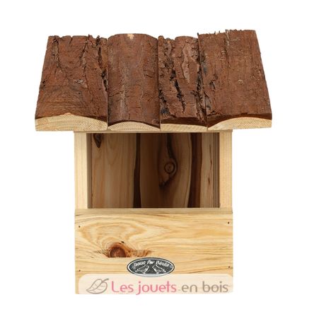 Robin bird house with bark roof ED-NK113 Esschert Design 8
