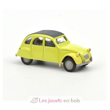 Citroën 2CV 1978 yellow in miniature NO-AMC0191027-JAUNE Norev 4