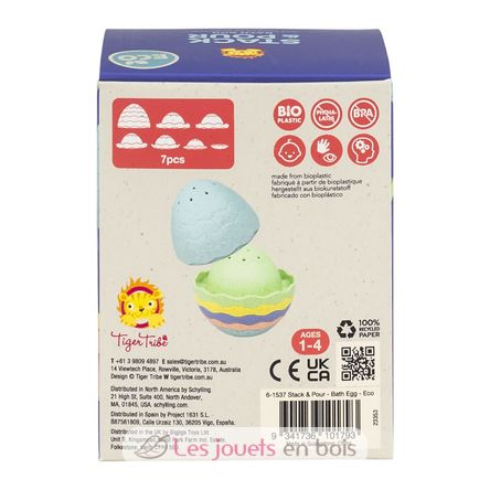 Stacking Bath Egg TT6-1537 Tiger Tribe 4