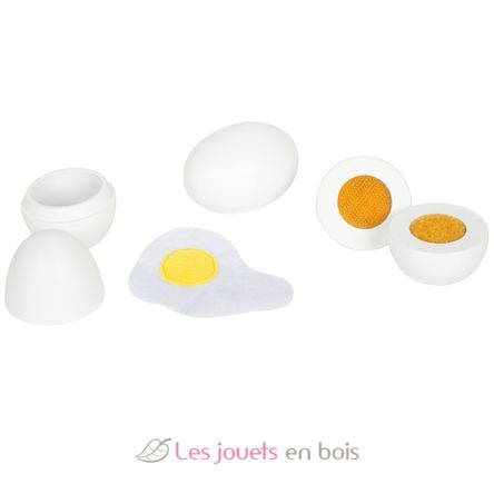 Box with 6 wooden eggs LE12844 Small Foot company 5