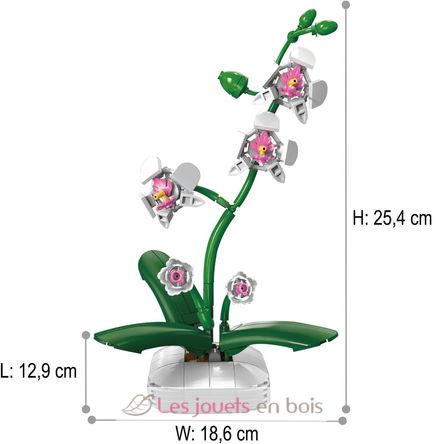 Floral Pot Orchid 237 pieces C59028W CaDA 4