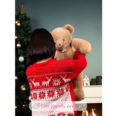 Teddy Bear peanut praline 80 cm HO3393 Histoire d'Ours 4