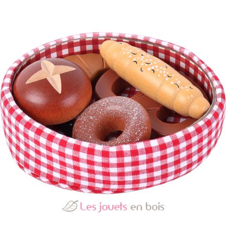 Bread and pastries in cotton basket TA-0616.2 Tanner 1