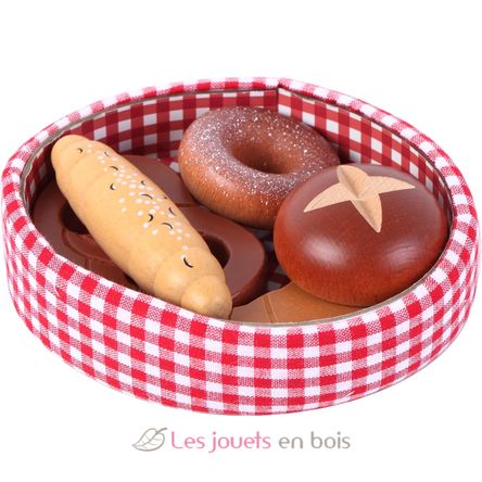 Bread and pastries in cotton basket TA-0616.2 Tanner 3