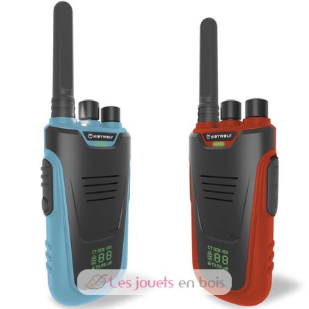 Kidytalk Walkie Talkies blue red KW-KIDYTALK-BR Kidywolf 1